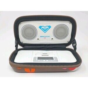 Sonic Impact Roxy Sound Portable iPod Dock Alarm Clock Speaker Case
